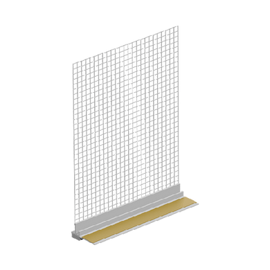 Профиль примыкания к окну 6 мм с сеткой EJOT