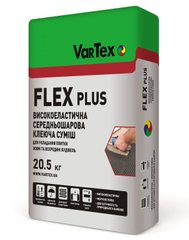 Гелеобразний клей для плитки еластичний Vartex FLEX Plus, 20,5 кг